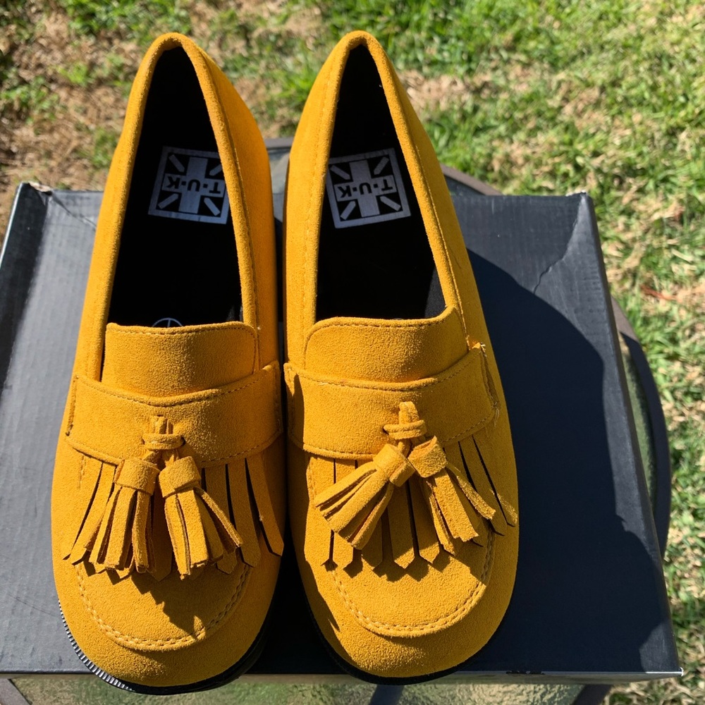TUK vegan platform loafers